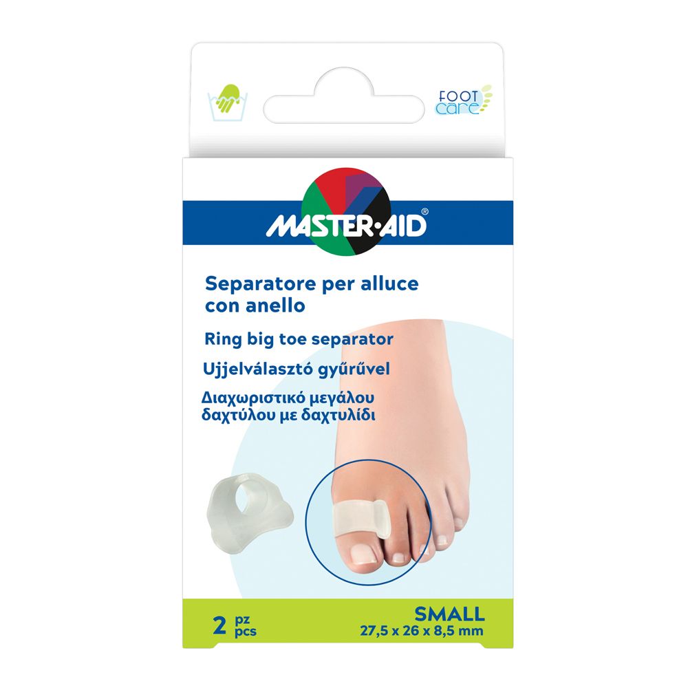 Separatore Alluce Master-Aid Footcare Con Anello Small 2 Pezzi D3