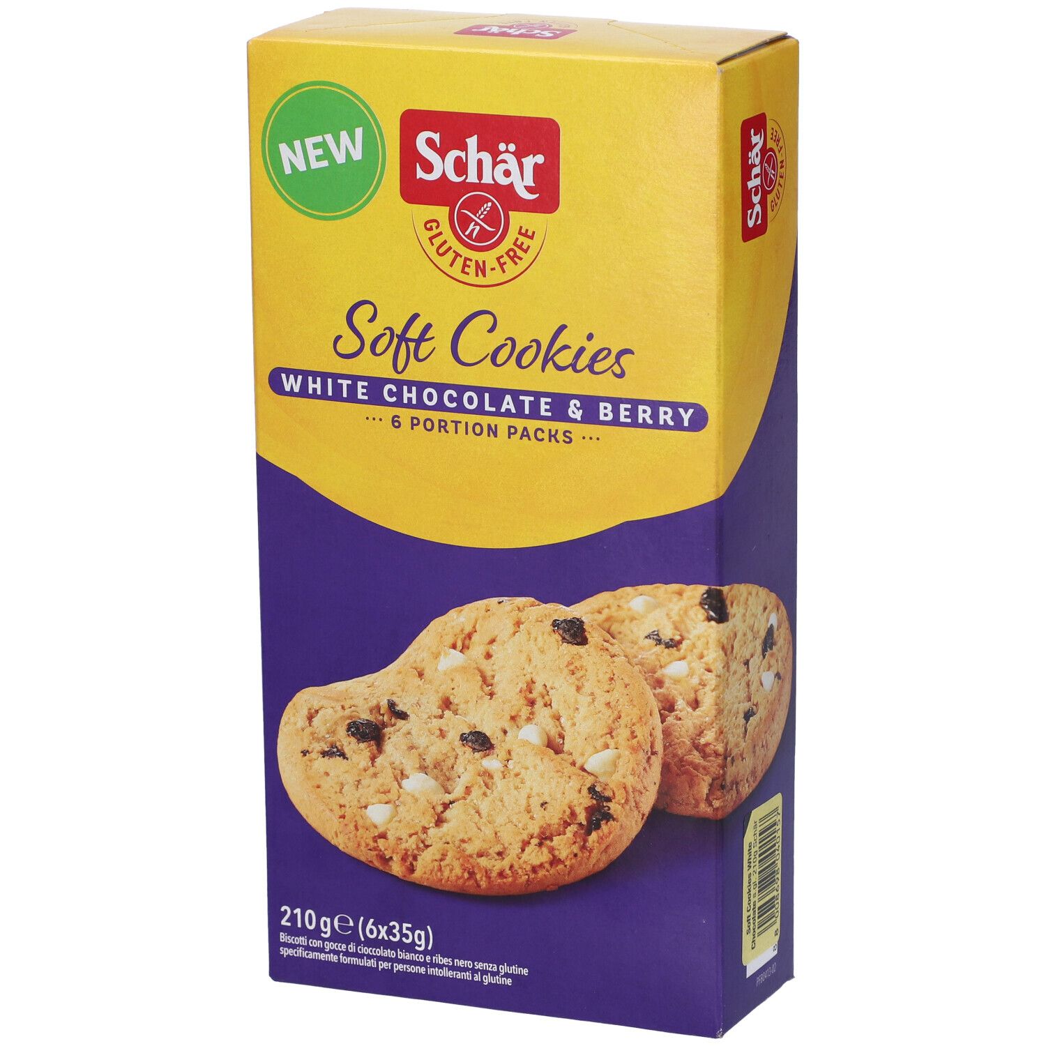 Schar Soft Cookie White Choco 210 g