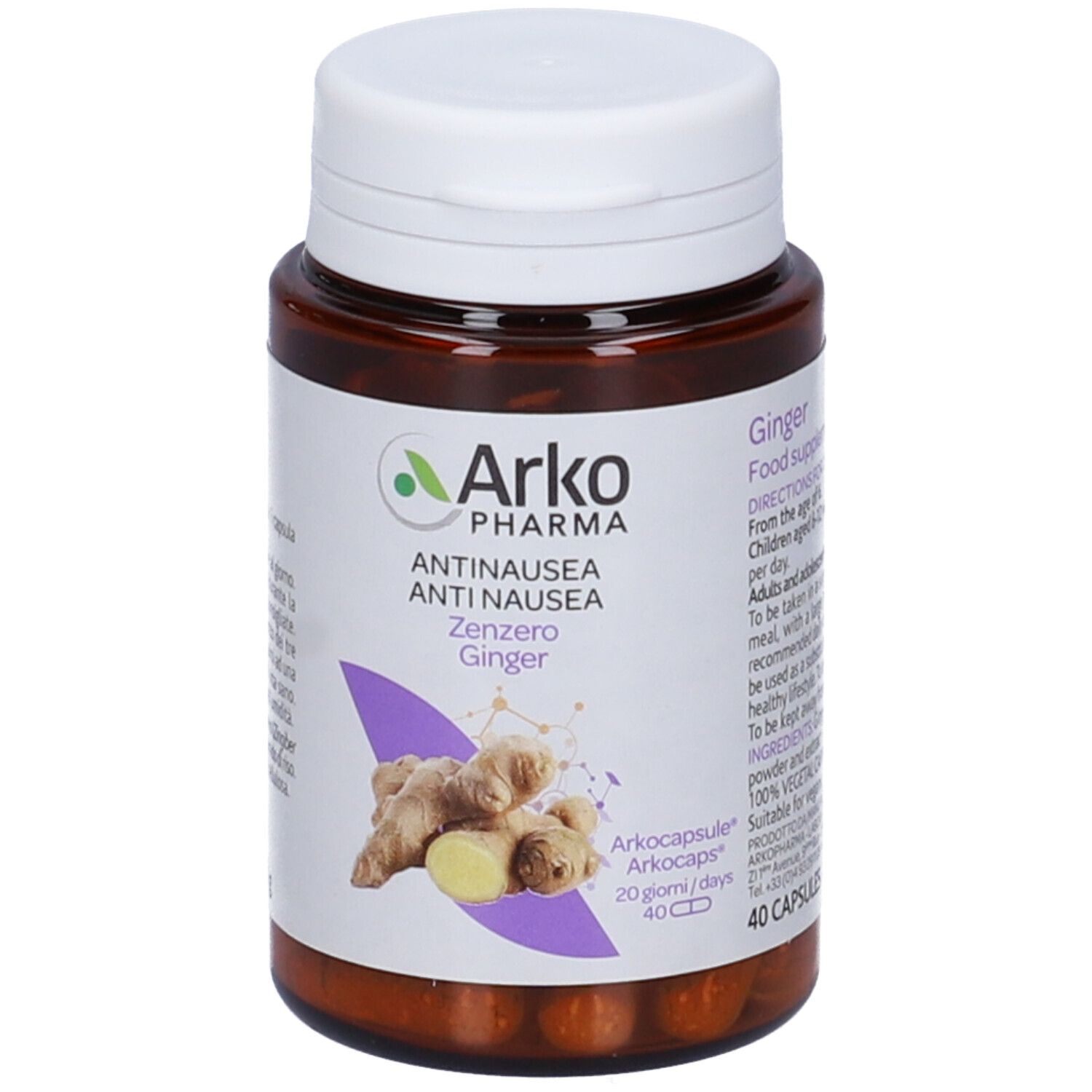 Arkopharma Arkocapsule Zenzero - risparmia il 10% con il codice: ARKO10