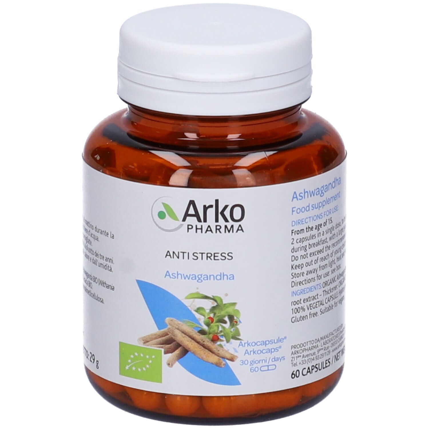 Arkocps Ashwagandha Bio - risparmia il 10% con il codice: ARKO10
