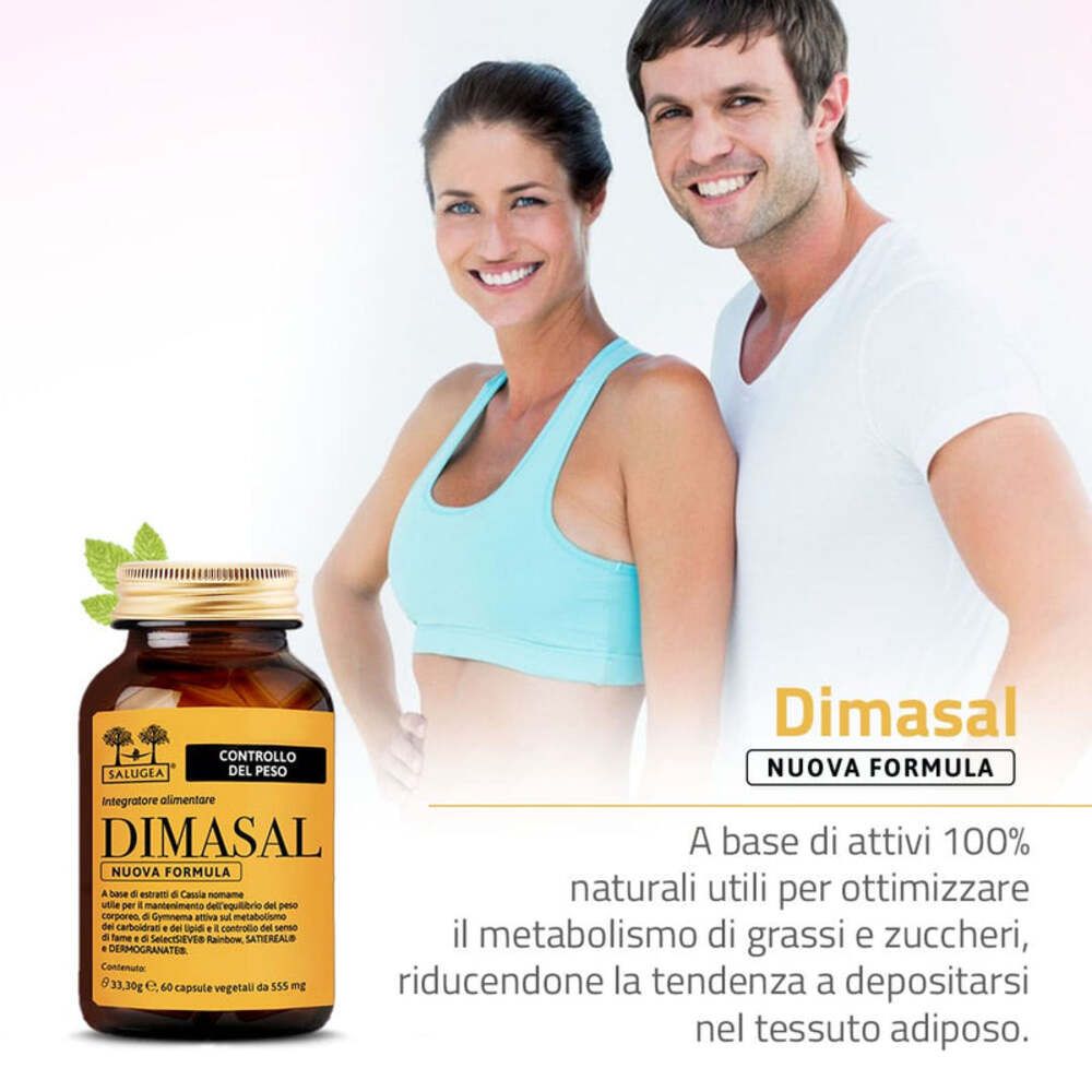 Coppia che tiene in mano un flacone del prodotto. Nome e testo del prodotto sul flacone. Testo: Ingredienti naturali al 100%.