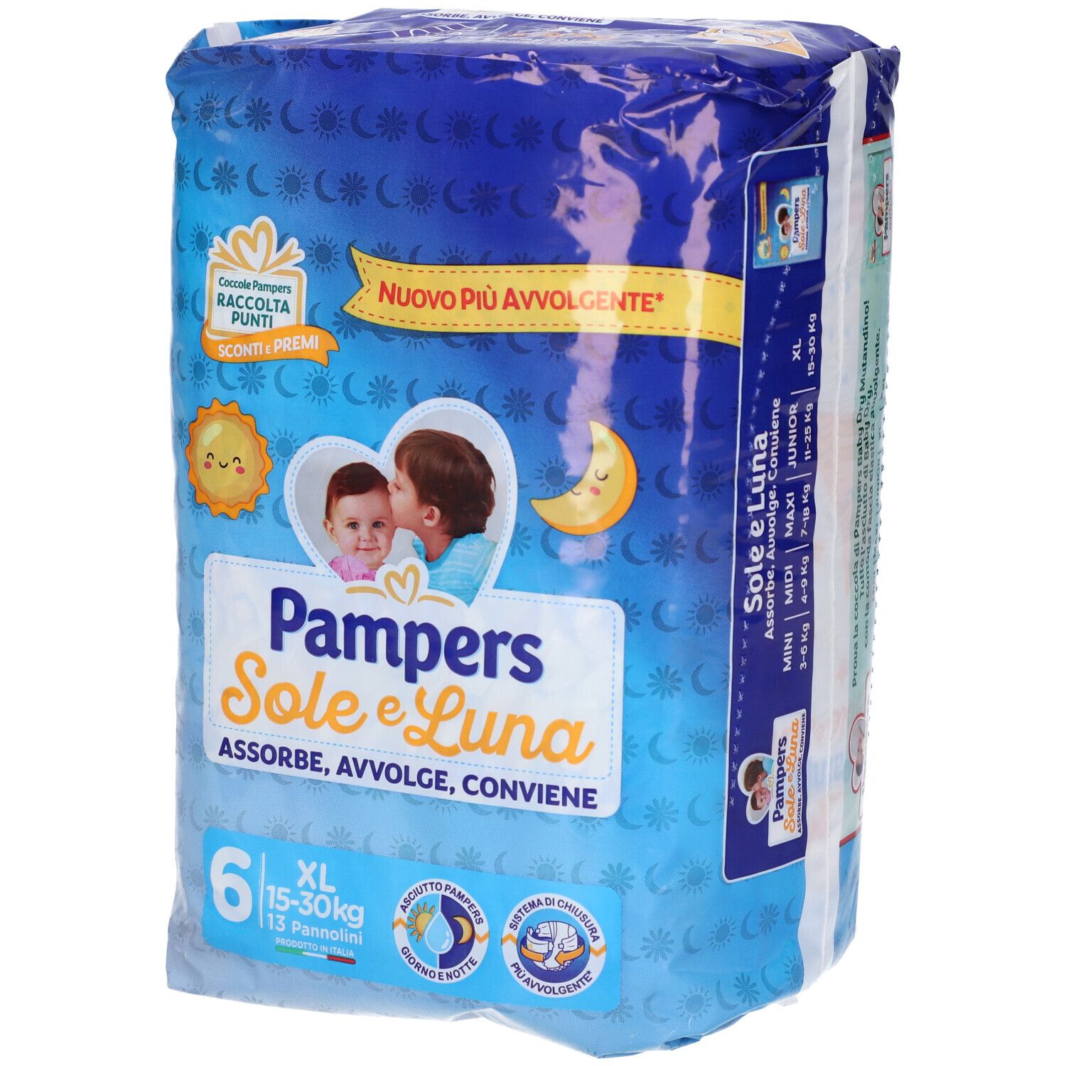 Pampers Sole e Luna XL 15-30 kg