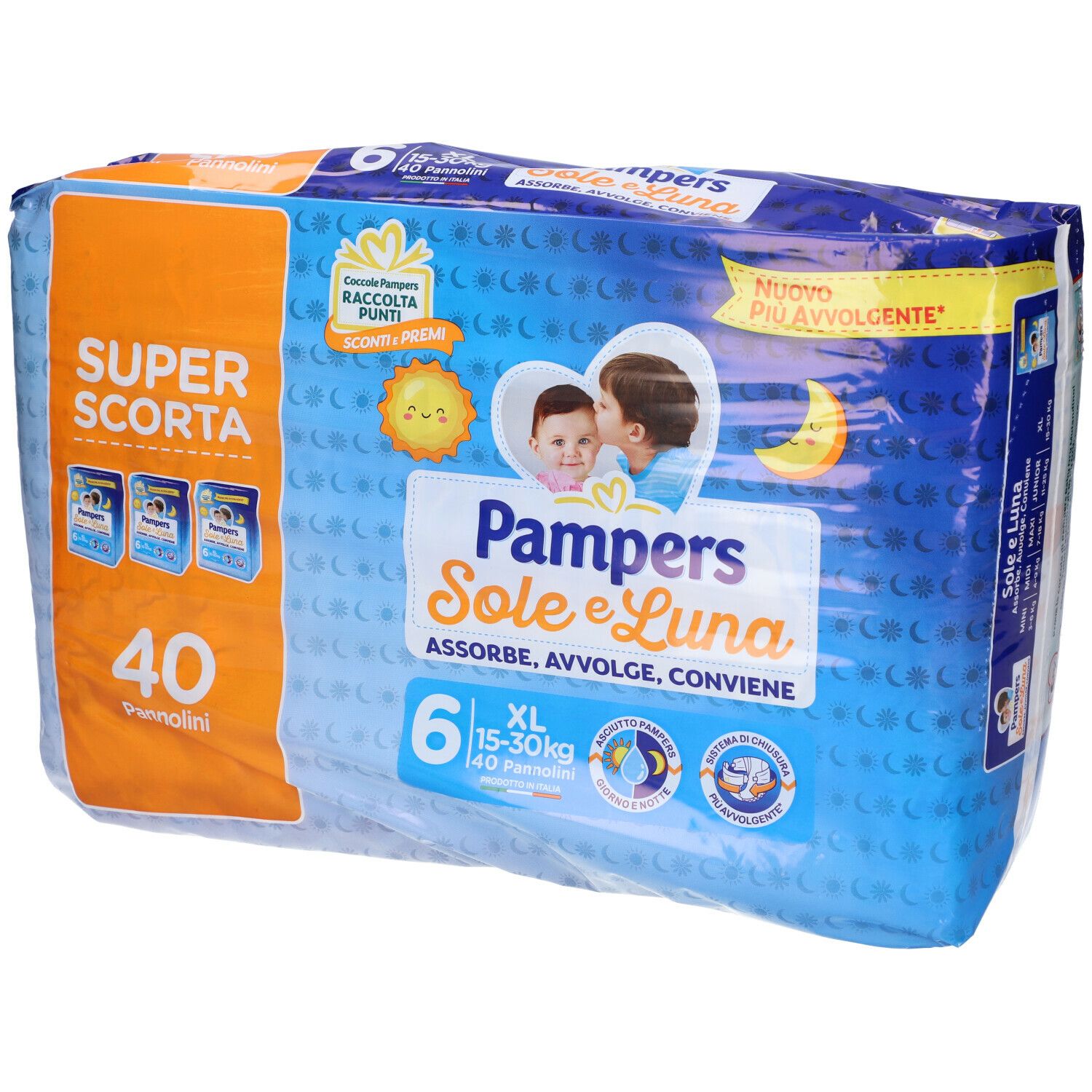 Pampers SL Trio XL 40Pz 40 St Windeln