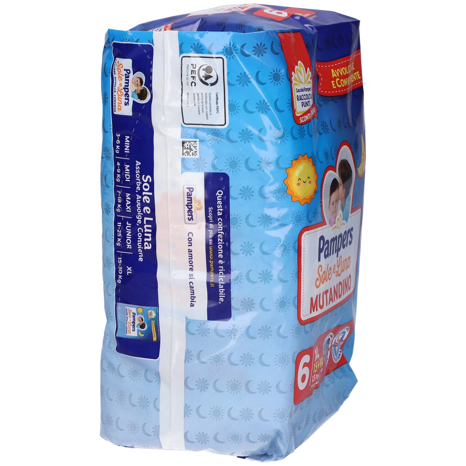 Pampers Sole Luna Windelhose XL 13 Stück Pampers