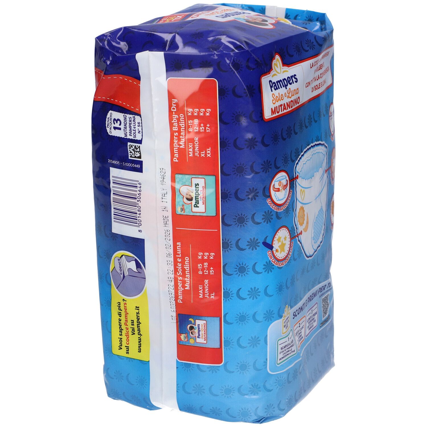 Pampers Sole Luna Windelhose XL 13 Stück Pampers