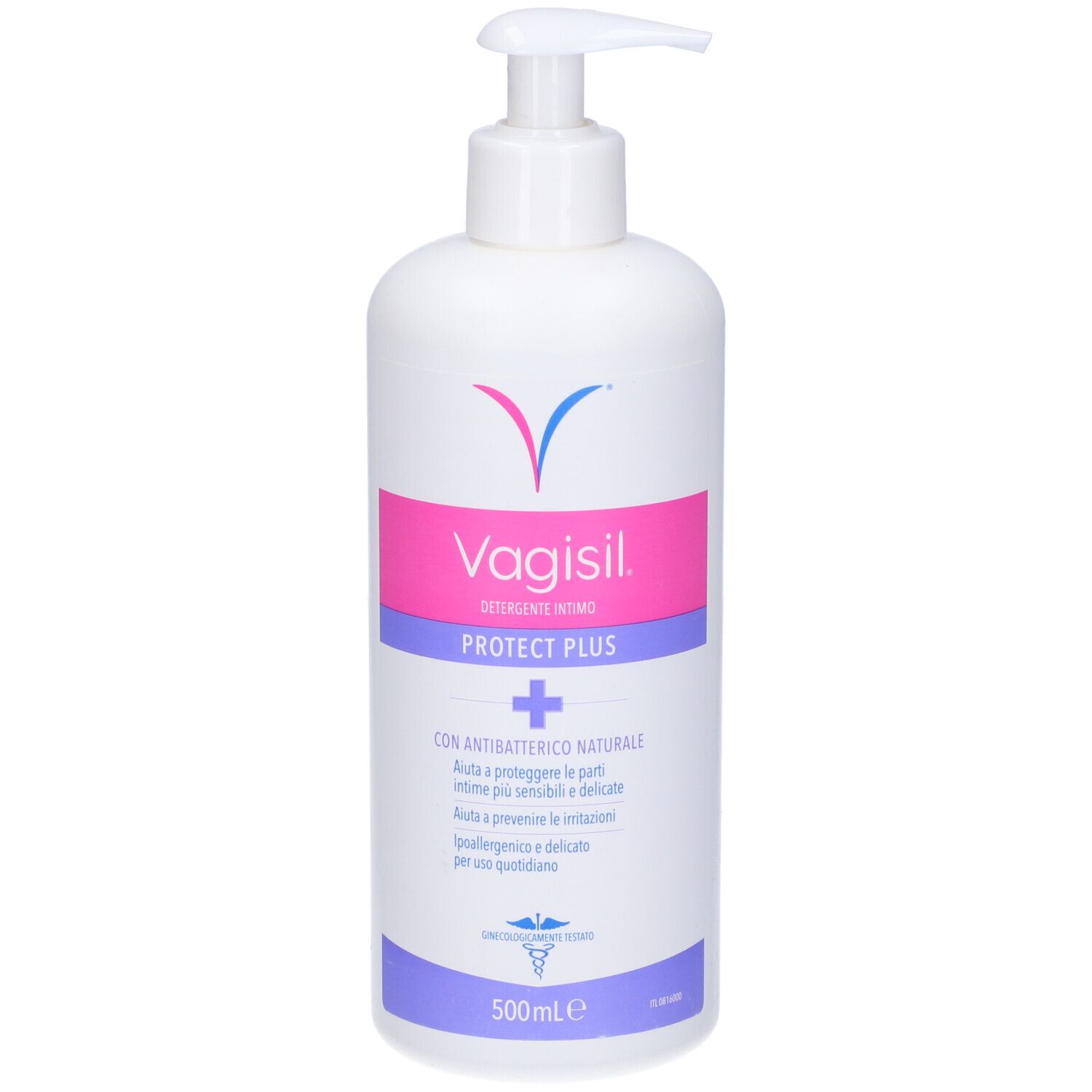 Vagisil Protect Plus Intimwaschlotion mit Pumpspender, 500ml.