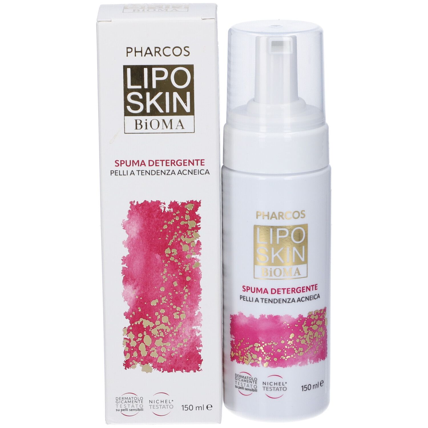 Pharcos Liposkin Bioma Schaumreiniger und Verpackungsbox, 150 ml.