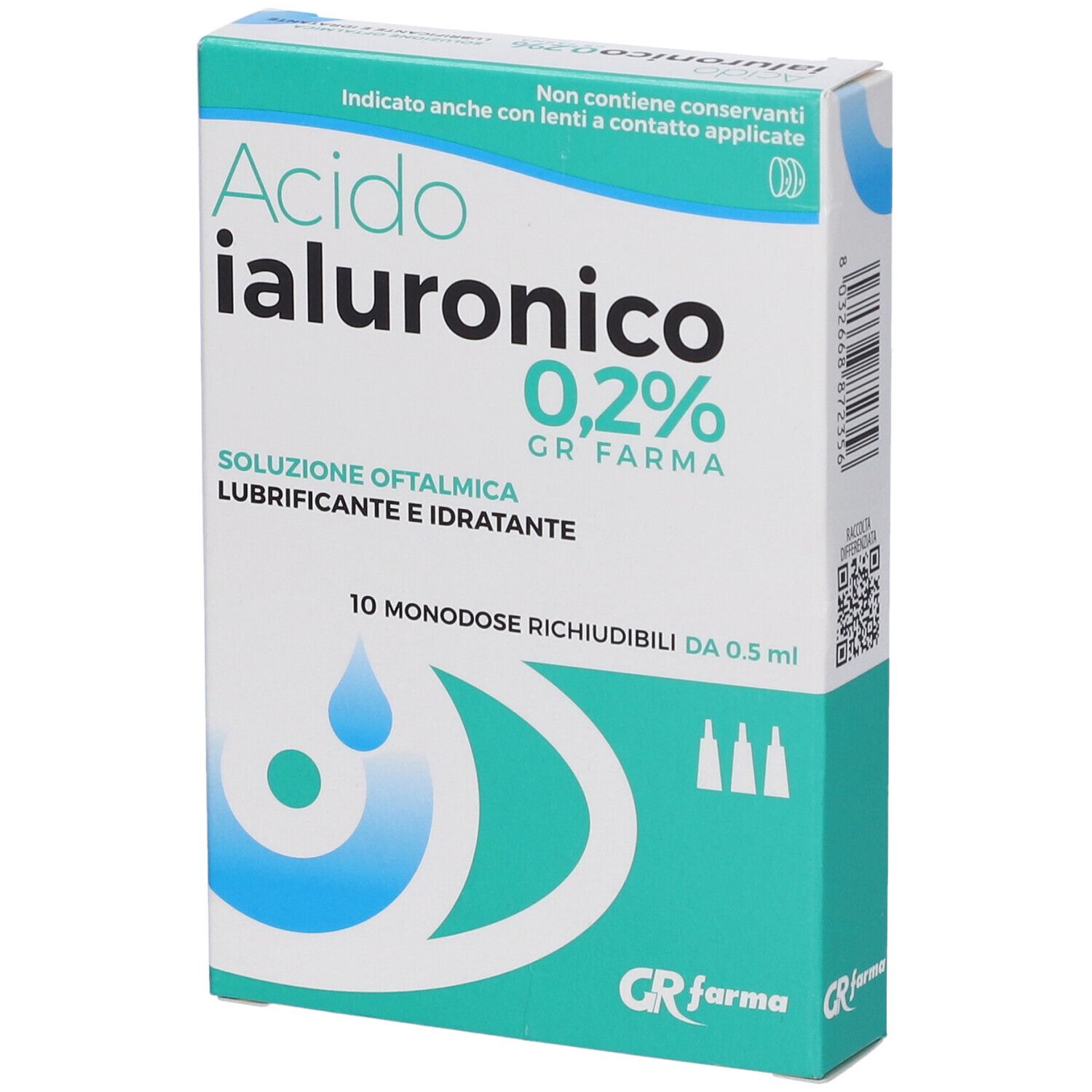 Acido Ialuronico 0,2% SOL OFT 10x0,5 ml Solution