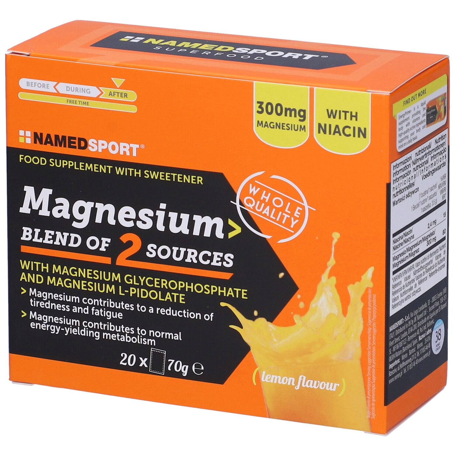 Namedsport Magnesium Blend Of 2 Sources