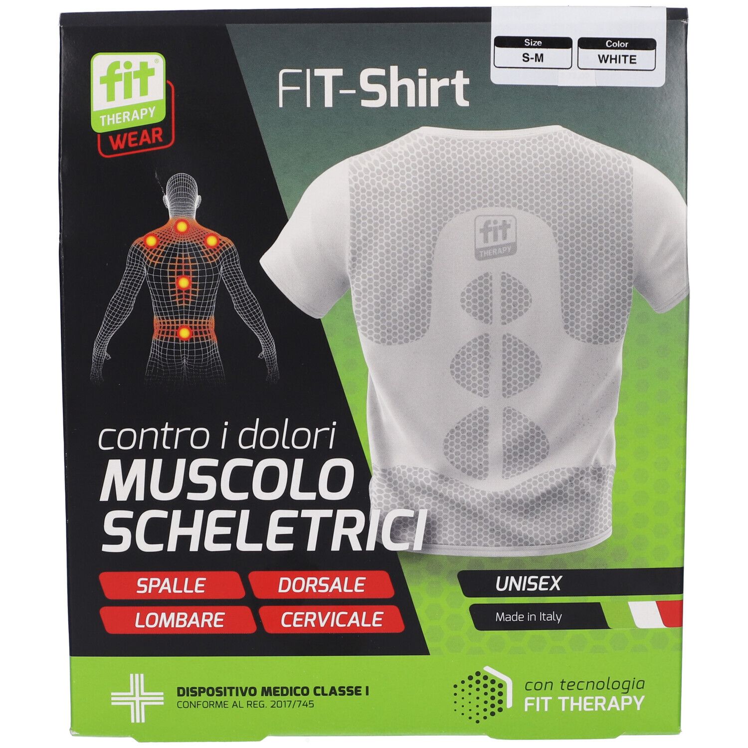 Fit Therapy T-shirt Bianca Taglia S-M