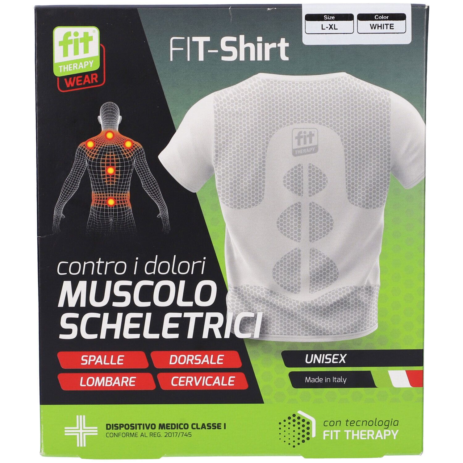 Fit Therapy T-shirt Bianca Taglia L-XL
