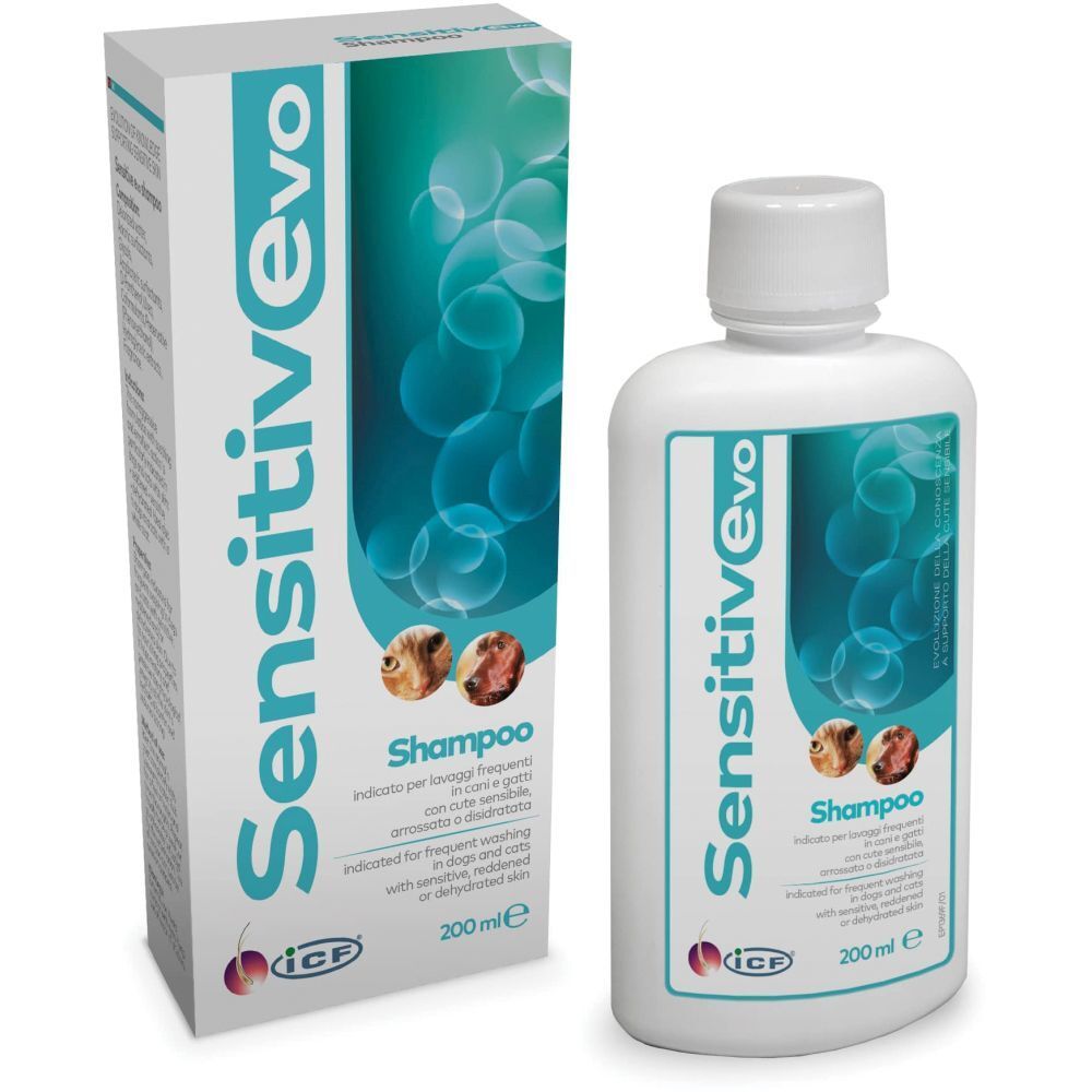 Sensitive Evo Spray Flasche und Karton, 200 ml.