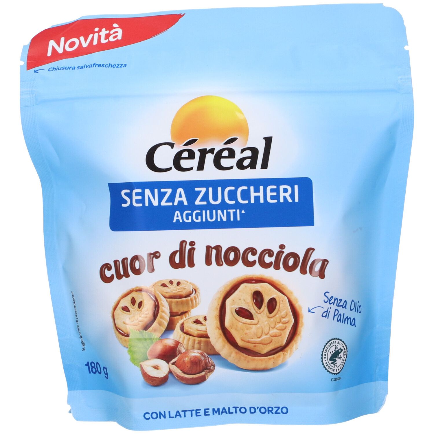 Cereal Cuor Di Nocciola Senza Zuccheri