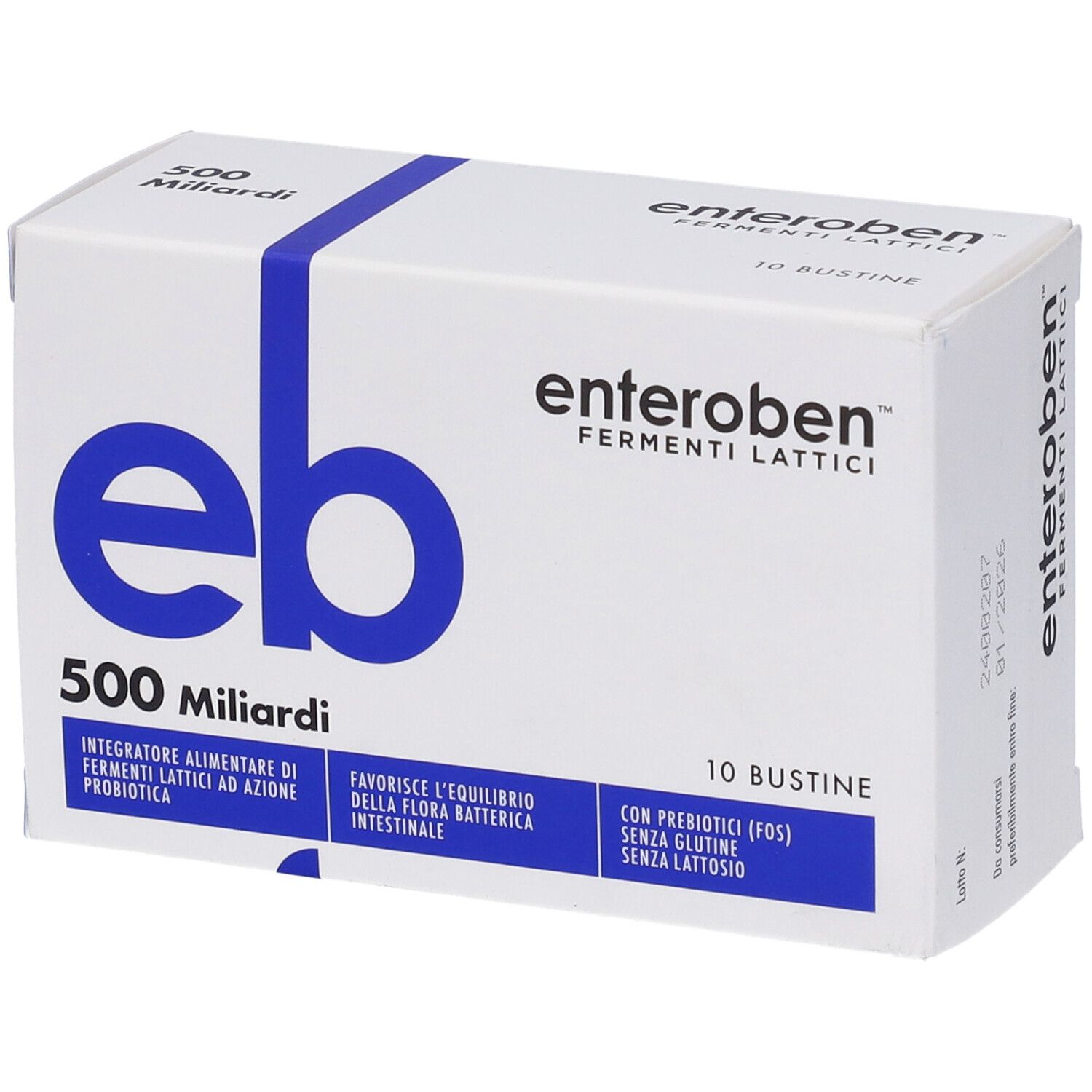 Enteroben 500 Miliardi 10 Stickpack - Integratore Di Fermenti Lattici - Immagine 7