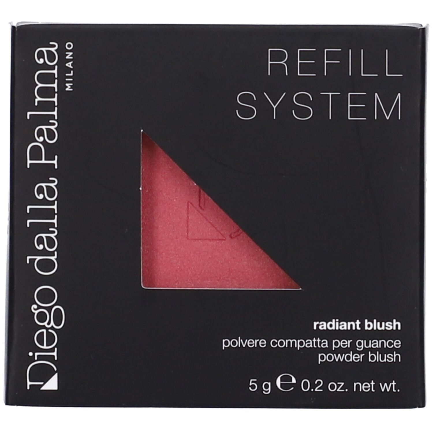 Diego dalla Palma Radiant Blush Polvere Compatta Guance Tonalità Rosa Intenso Perlato