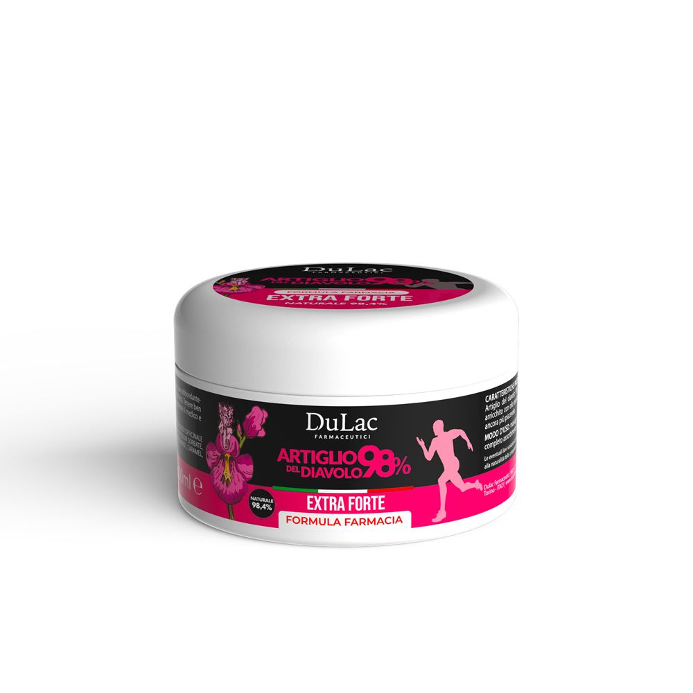 Weißer Tiegel mit Produktname und Logo. Schwarzer Deckel mit rosa Akzenten. Extra Forte Gel.