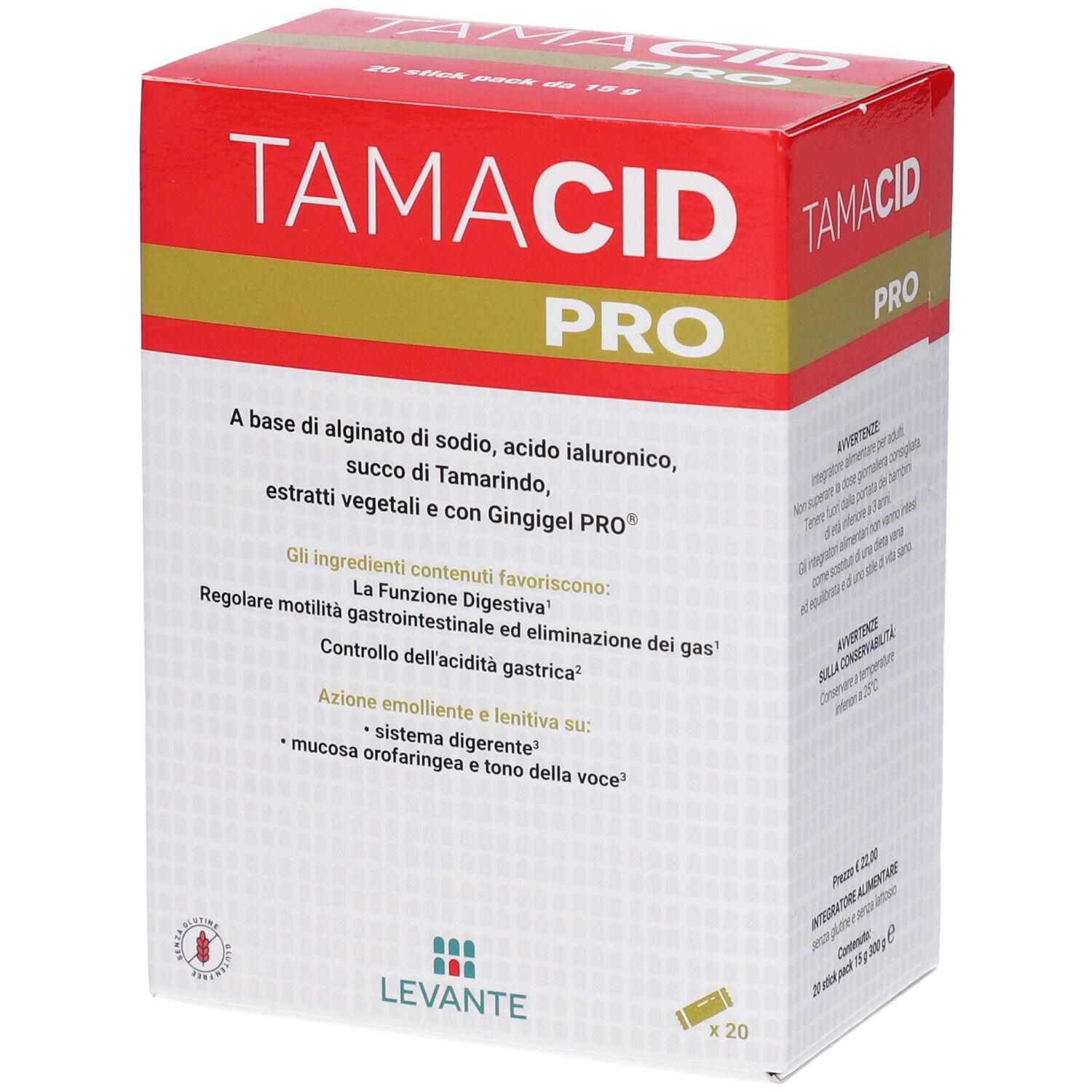 Farto Tamacid Pro 20 Stick Pack 15 G Senza Glutine Senza Lattosio - Immagine 7