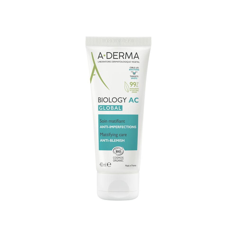 A-Derma Biology AC Global Trattamento anti-imperfezioni opacizzante 40ml - Pelle grassa a tendenza acneica