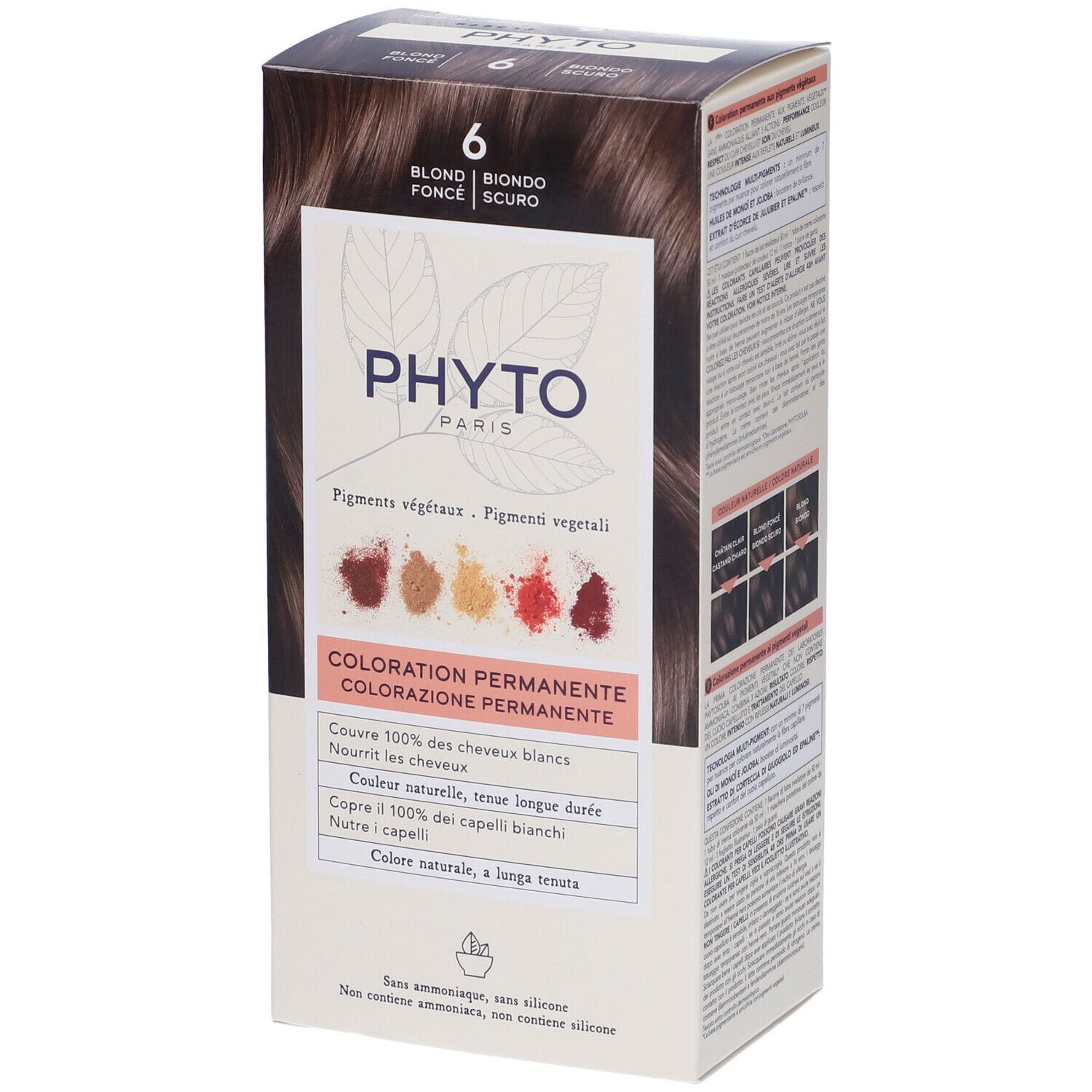 PHYTO Color Kit 6 Biondo Scuro
