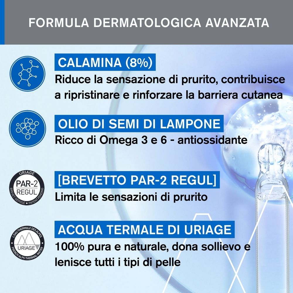 Infografica con informazioni sul prodotto e ingredienti.