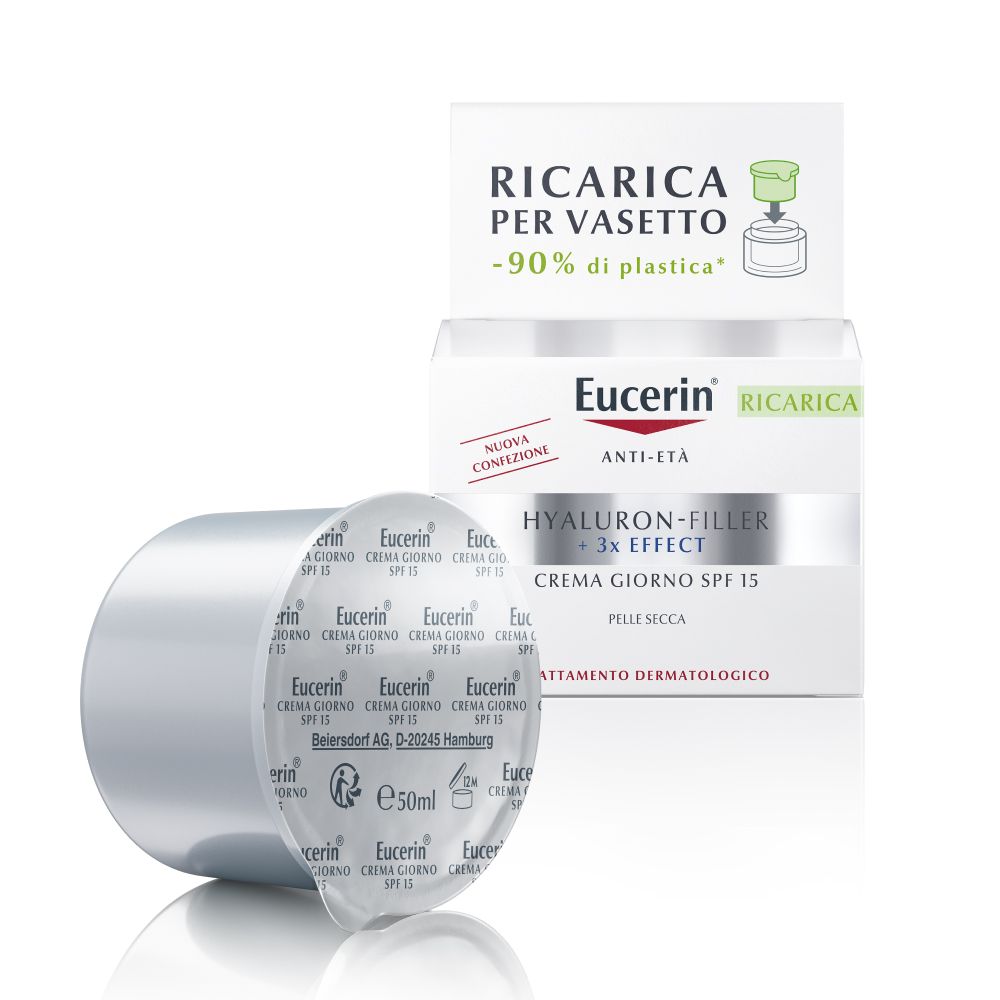Image of Eucerin® Ricarica Hyaluron-Filler +3x Effect Crema Giorno SPF 15