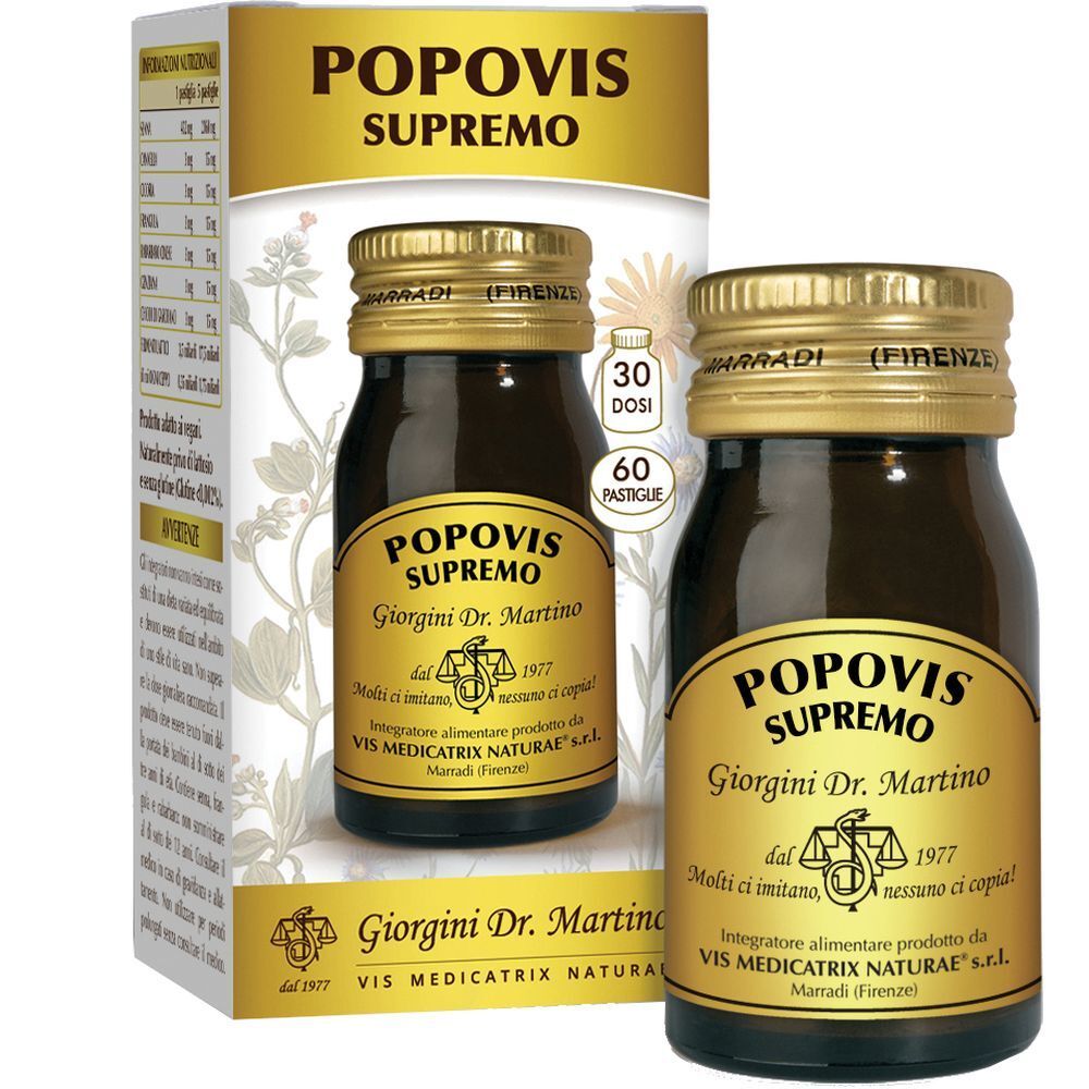 Popovis Supremo 60 Pastiglie - Integratore Per Il Transito Intestinale - Immagine 7