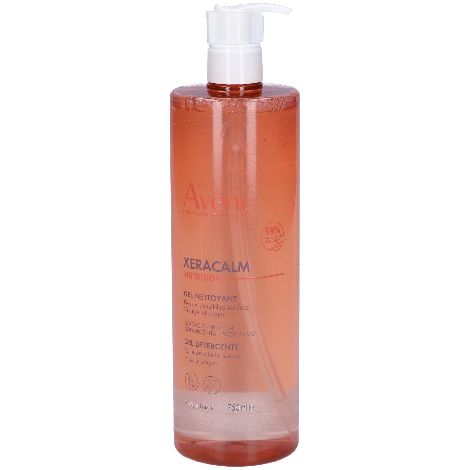 Eau Thermale Avène Xeracalm Nutrition Gel Detergente 750ml - pelle molto secca