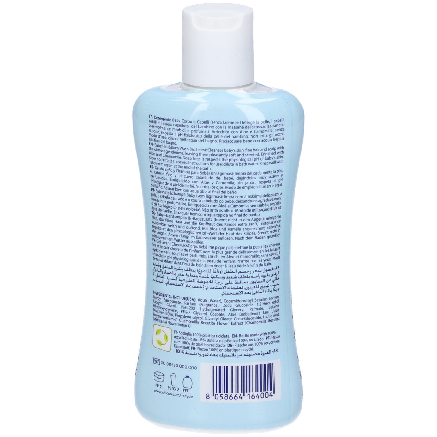 Chicco Baby Haar & Körper Waschgel ohne Tränen