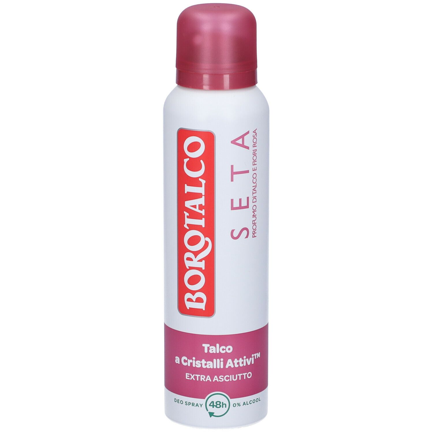 Borotalco Seta Extra Asciutto Talco e Fiori di Rosa