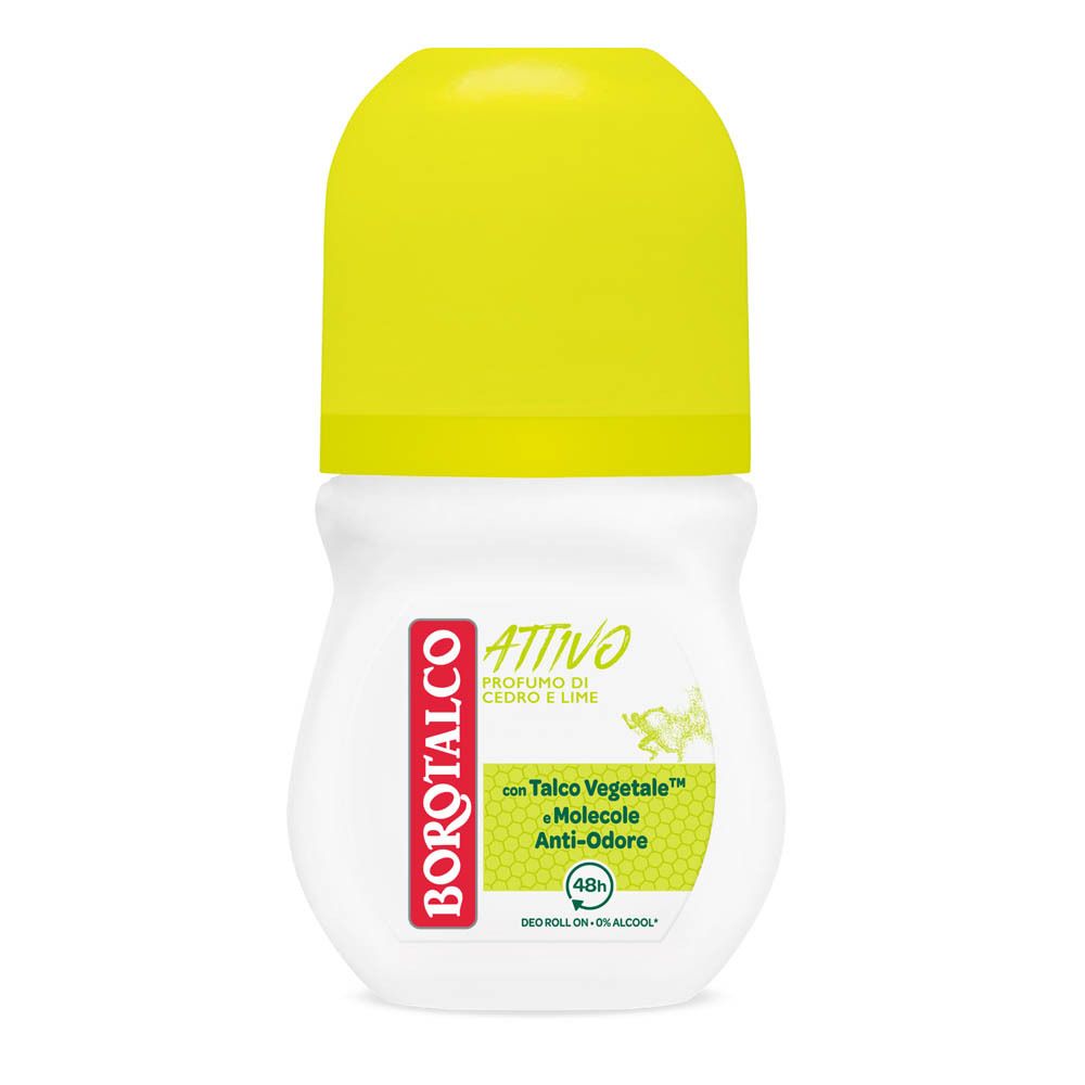 Borotalco - Attivo - Profumo Di Cedro E Lime - Deodorante 50 Ml Roll-On - Immagine 7