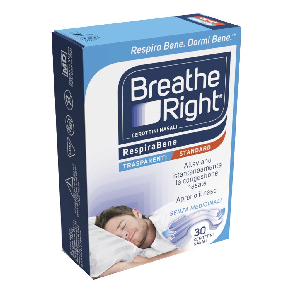 Breathe Right Cerotti Nasali Trasparenti 30 Pezzi - Immagine 9