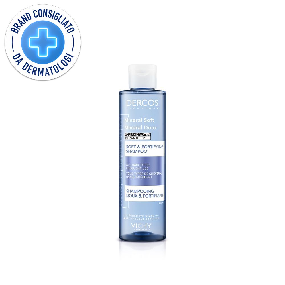 Vichy Dercos Shampoo Dolcezza Minerale Dolce Fortificante per un uso quotidiano 200 ml