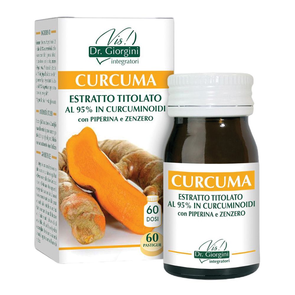 Curcuma Estratto Titolato 95% Curcuminoidi 60 Pastiglie