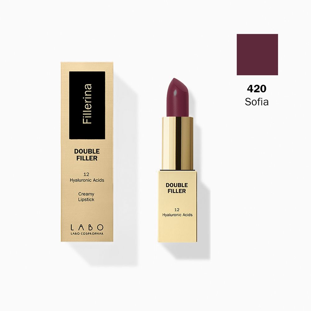Labo Fillerina Double Filler 12 Hyaluronic Acids Creamy Rossetto Colore 420 Sofia