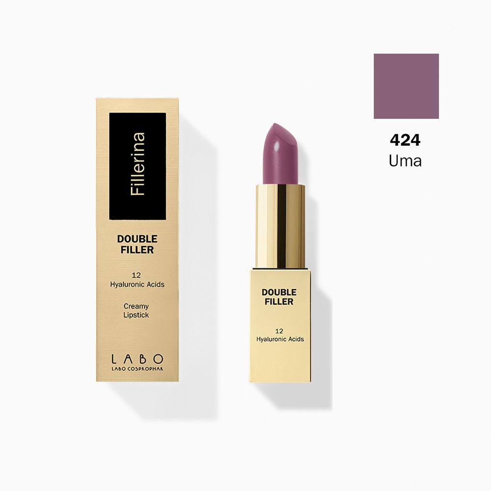 Labo Fillerina Double Filler 12 Hyaluronic Acids Creamy Rossetto Colore 424 Uma - risparmia il 20% con il codice: SWISSE20