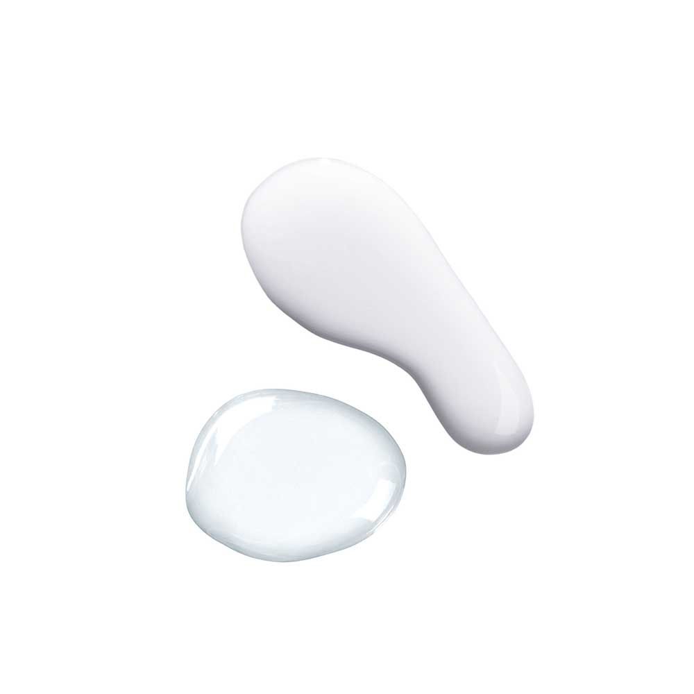 Zwei Flüssigkeiten: eine klare und eine milchige. Für Make-up-Entferner.