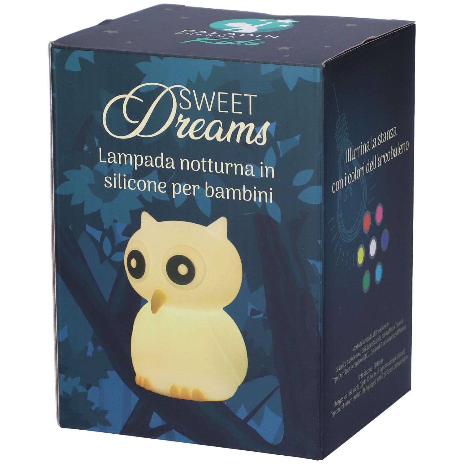 Paladin Pharma Kids Sweet Dreams Lampada Notturna Gufo 1 pz Lampada