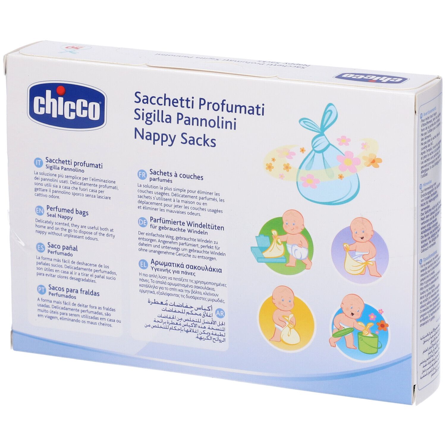 Chicco Nappy Sacks Parfümierte Windeltüten