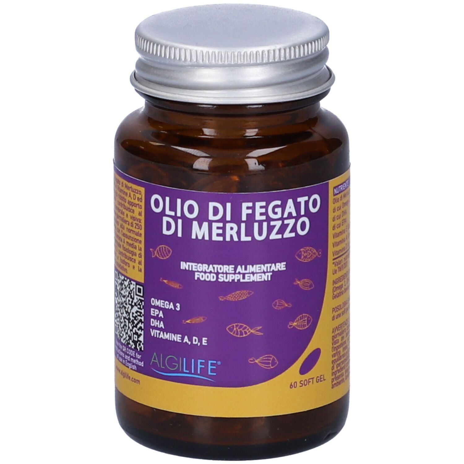 ALGILIFE Olio Di Fegato Di Merluzzo 44,6 g Capsule