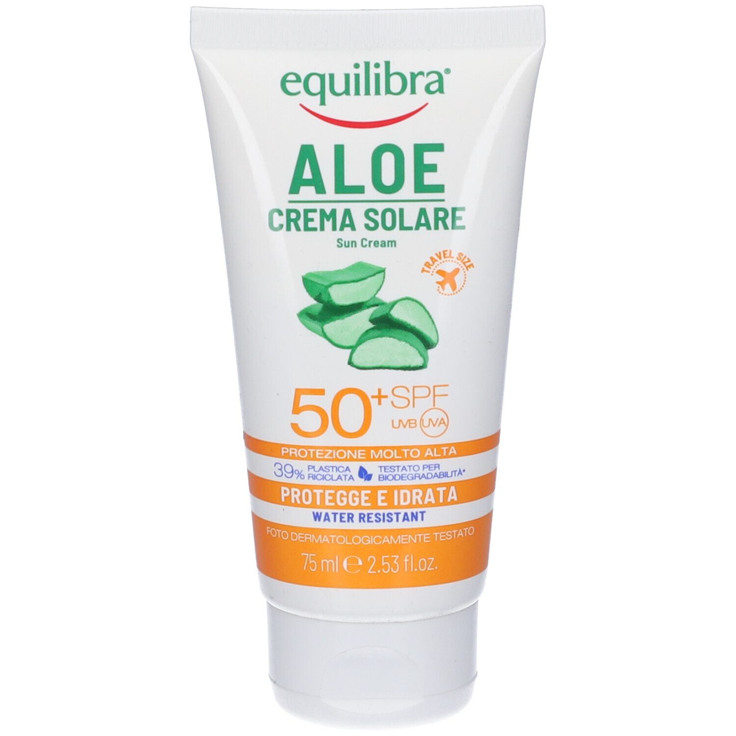 Equilibra Equilibra® Aloe Crema Solare Spf 50+ - Risparmia Il 10% Con Codice: Equilibra1026 75 Ml Solare