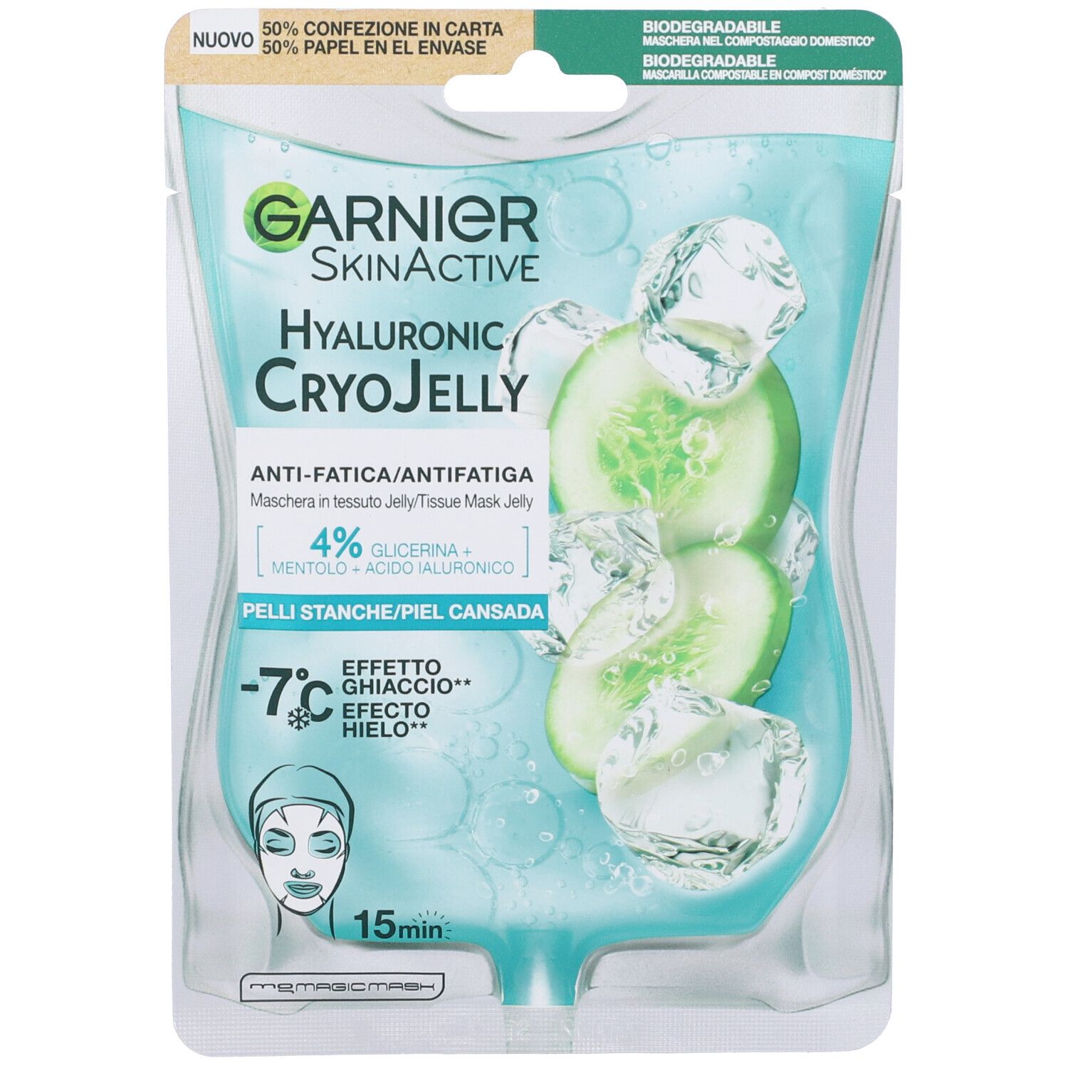 Garnier Maschera Viso in Tessuto Cryo Jelly Viso