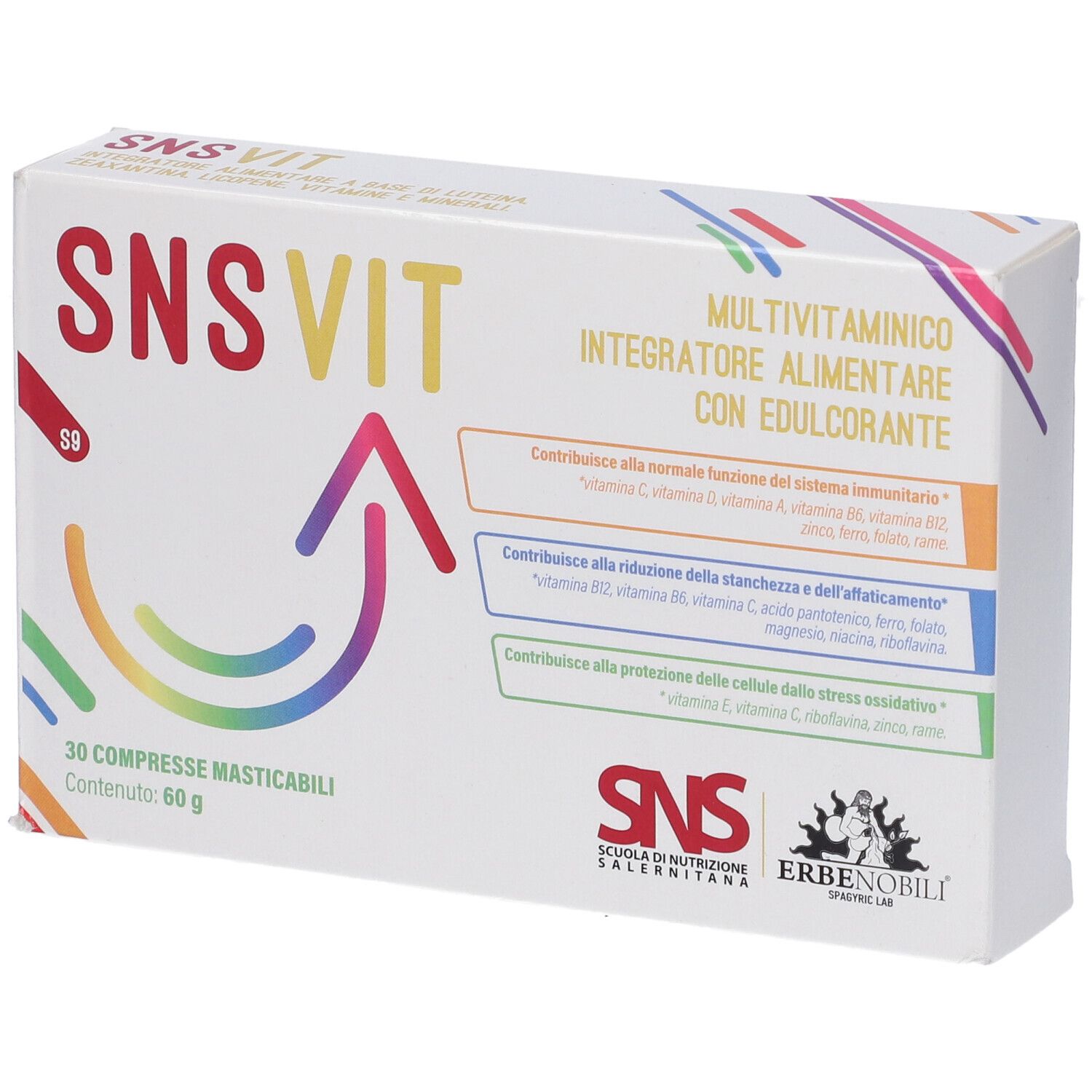 SNS VIT 30Cpr Masticabili 60 g Kautabletten