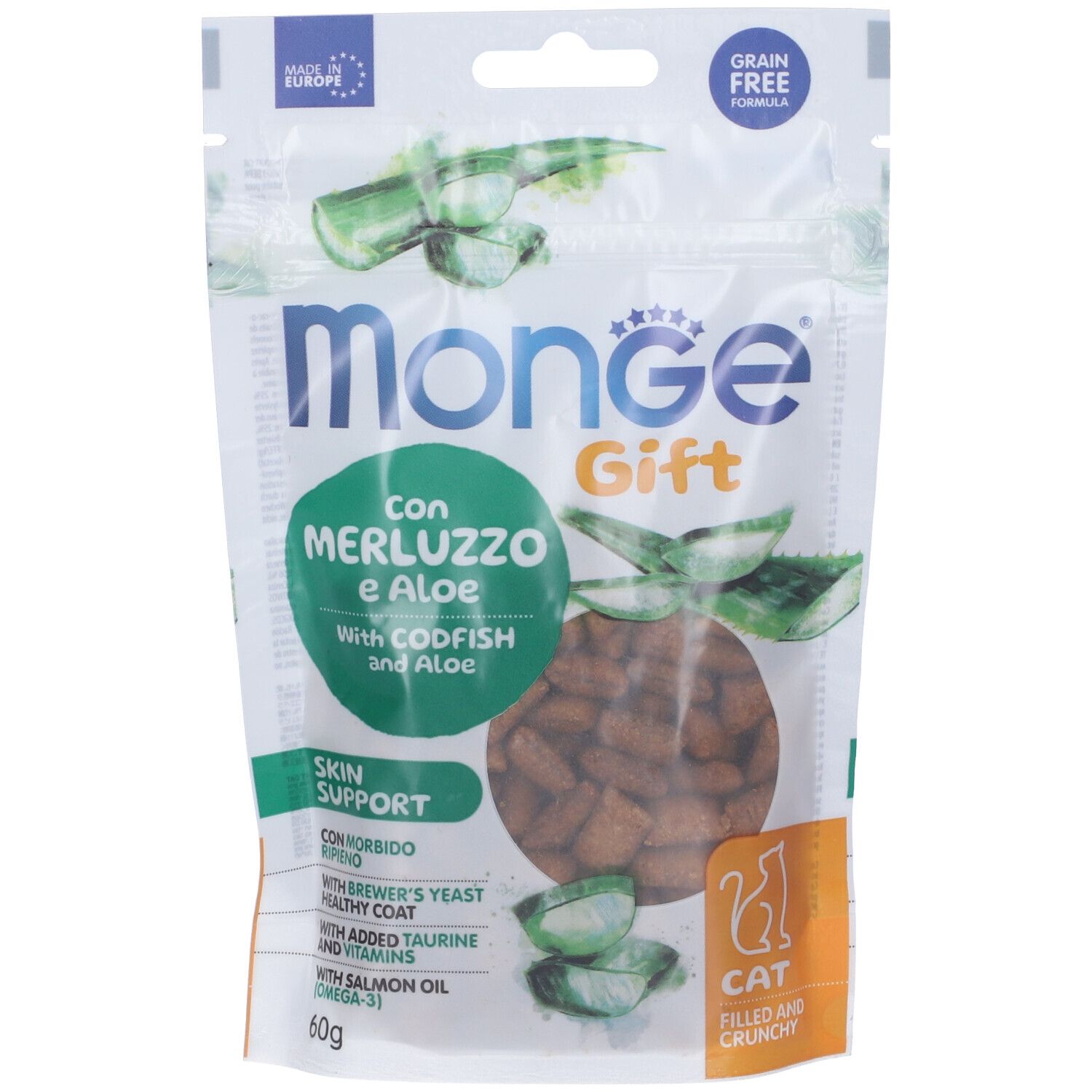 Monge Cat Filled And Crunchy Gift Appetito Difficile Con Maiale E Form
