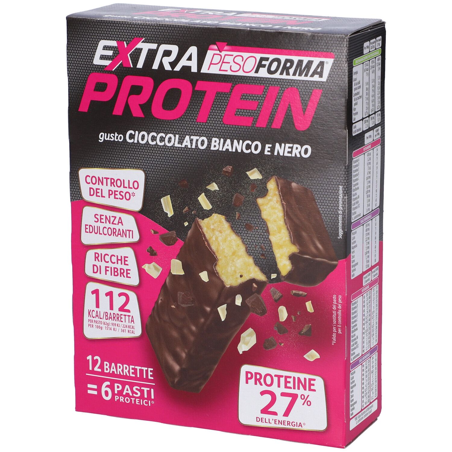 Pesoforma Extra Protein Bianco E Nero