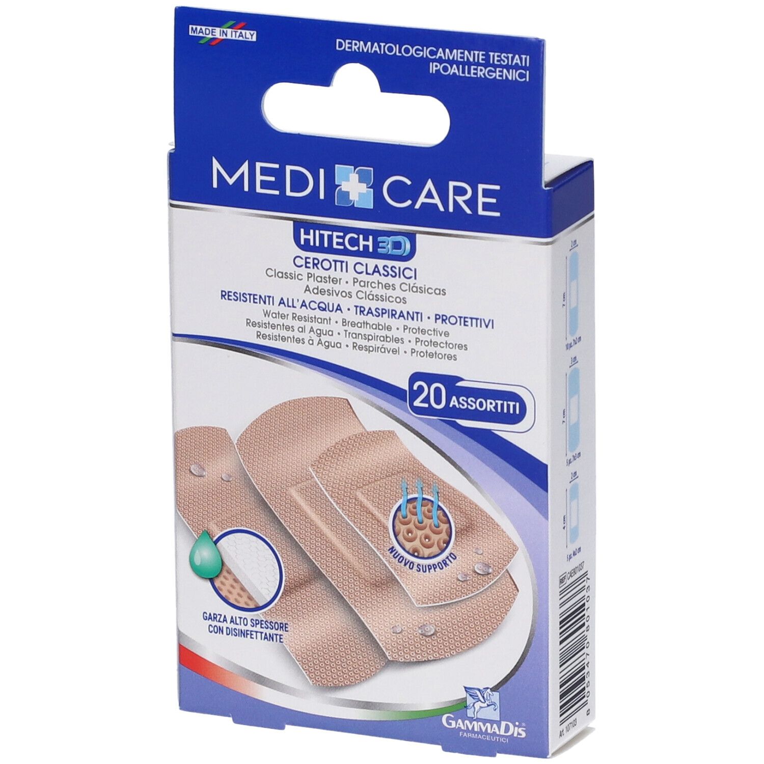 Medicare CER Class 3D ASS 20Pz 20 St Pflaster