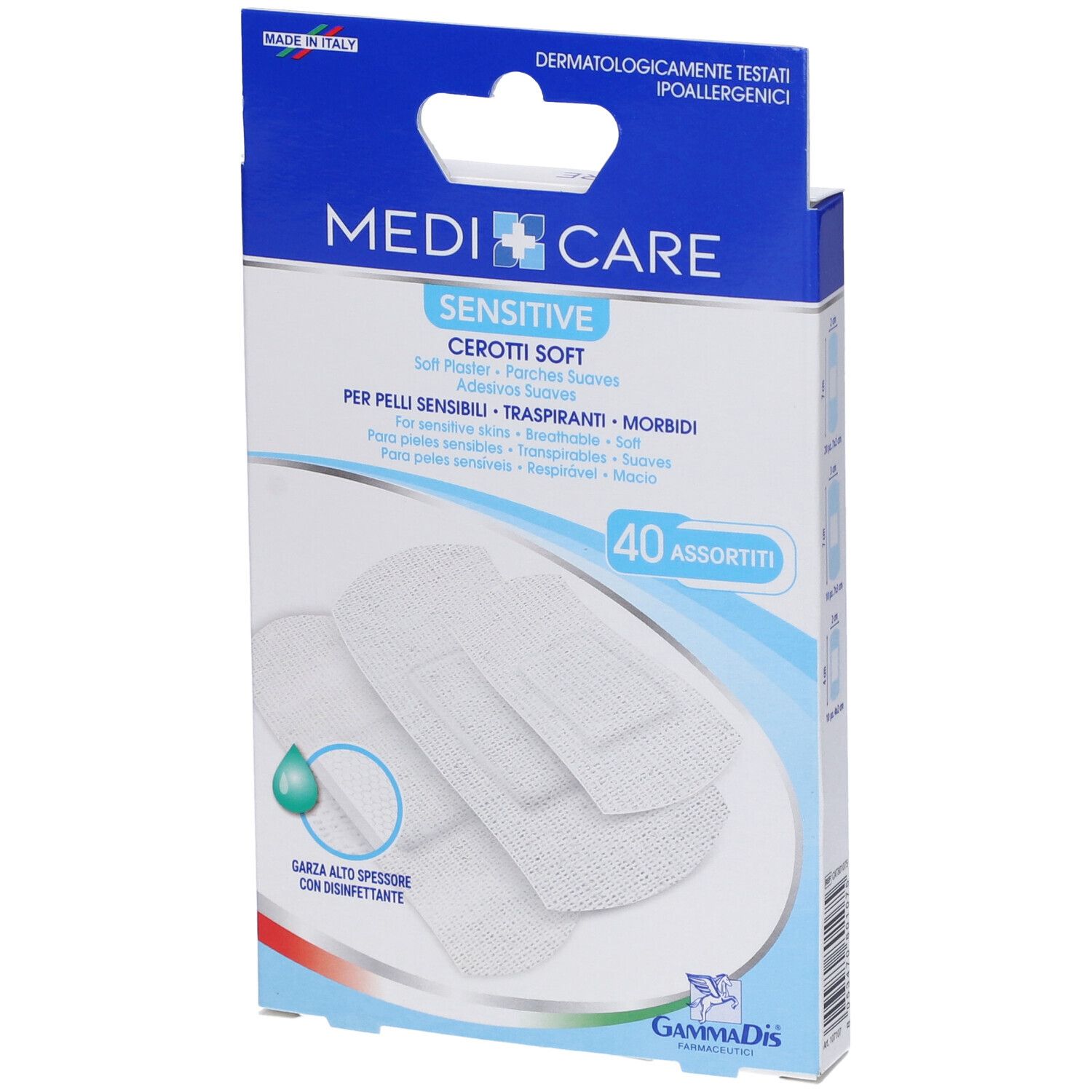 Medicare CER DEL Assort 40Pz 40 St Pflaster