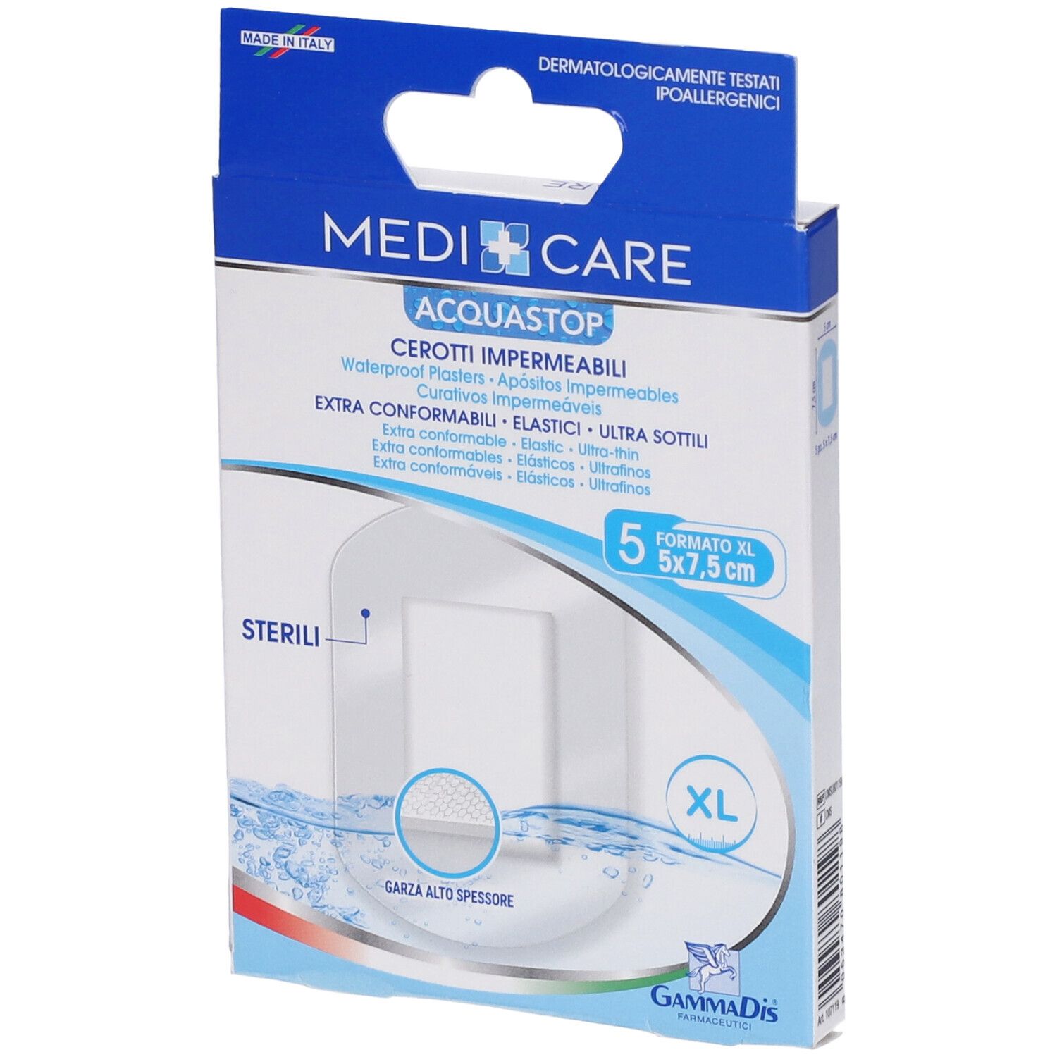 Medicare CER Antiacq ST 7,5X5 5 St Pflaster