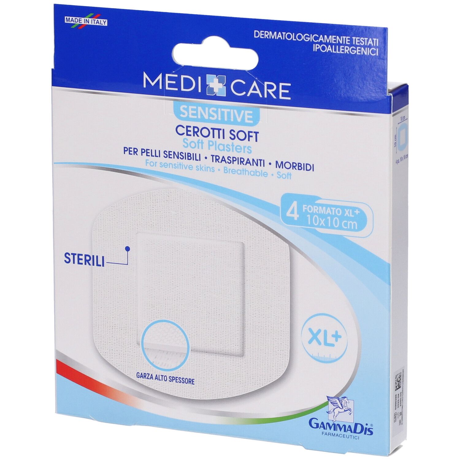 Medicare CER ST TNT 10X10 4PZ 4 St Pflaster
