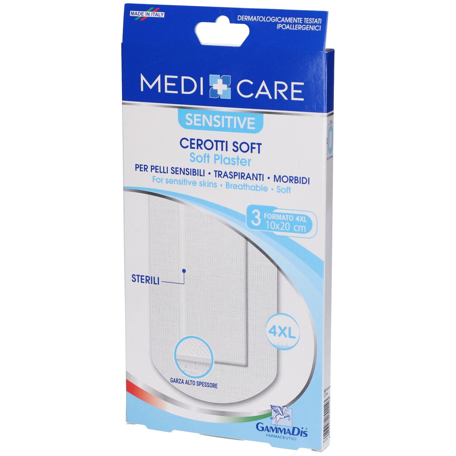 Medicare CER ST TNT 10X20 3PZ 3 St Pflaster