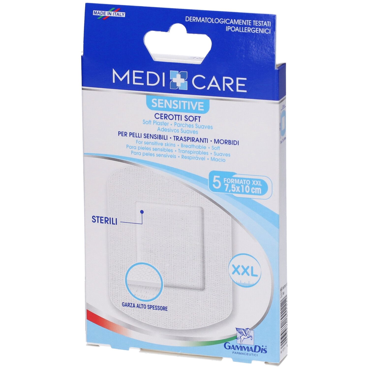 Medicare CER ST TNT 8X10 5PZ 5 St Pflaster